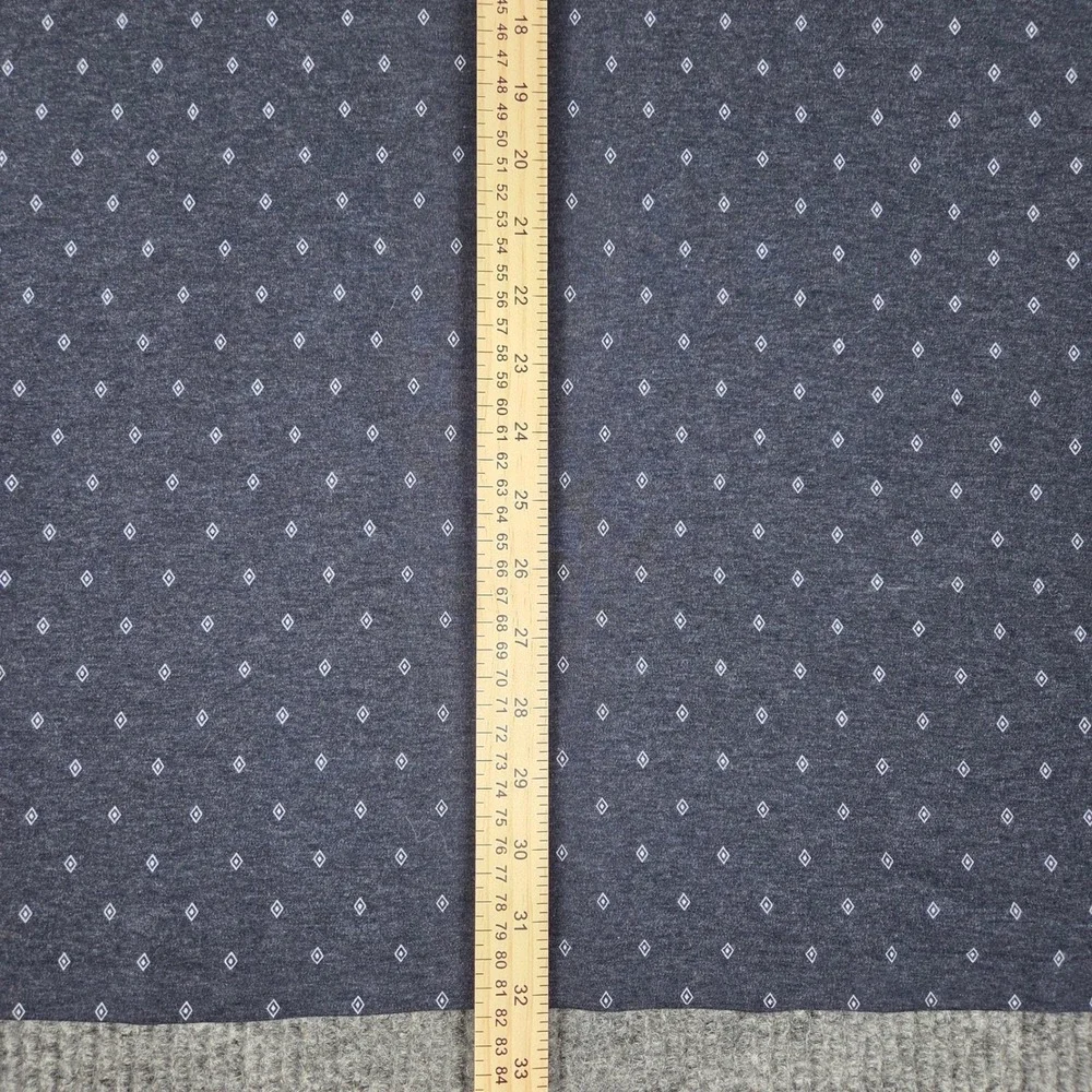 Polo Ralph‎ Lauren Mens XXL Gray Diamond Print Cotton Polo Shirt Short Sleeve